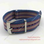 Omega Commander's 007 Nato Band for Sale - Blue/red/grey Nato Bracelet